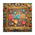 Blog Icons Square Tablecloth