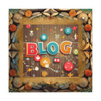 Blog Icons Square Tablecloth
