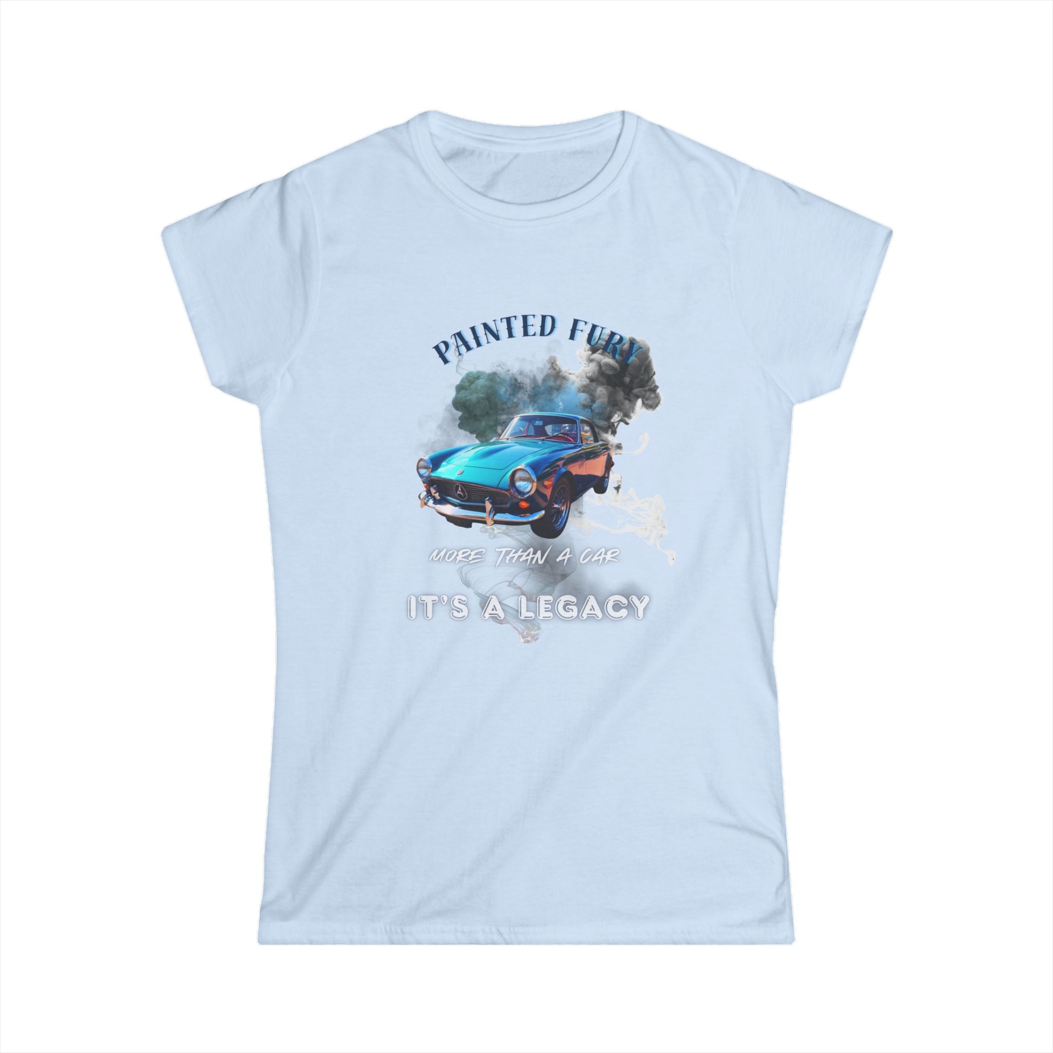 Classic Car Tee — "Painted Finish, It's A Legacy" Women's Vintage Automotive T-Shirt