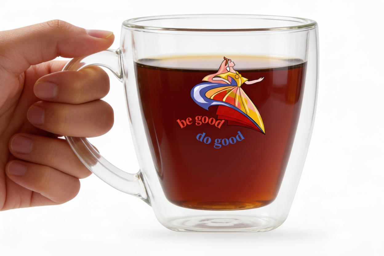 Be Good Do Good Engraved Glass | 15.5 oz Drinking Glass