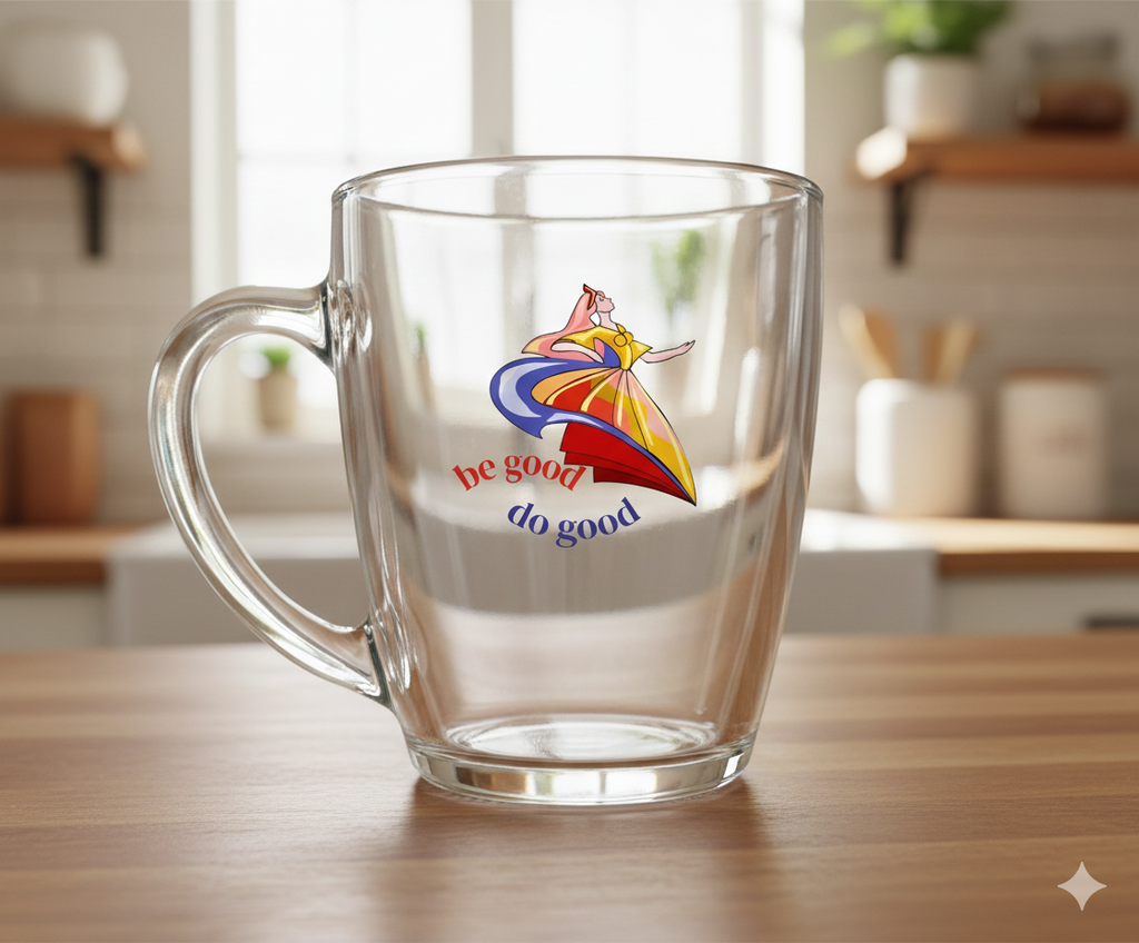 Be Good Do Good Engraved Glass | 15.5 oz Drinking Glass