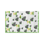 Minimal Grass & Rock & Chrysanthemum Microfiber Towel