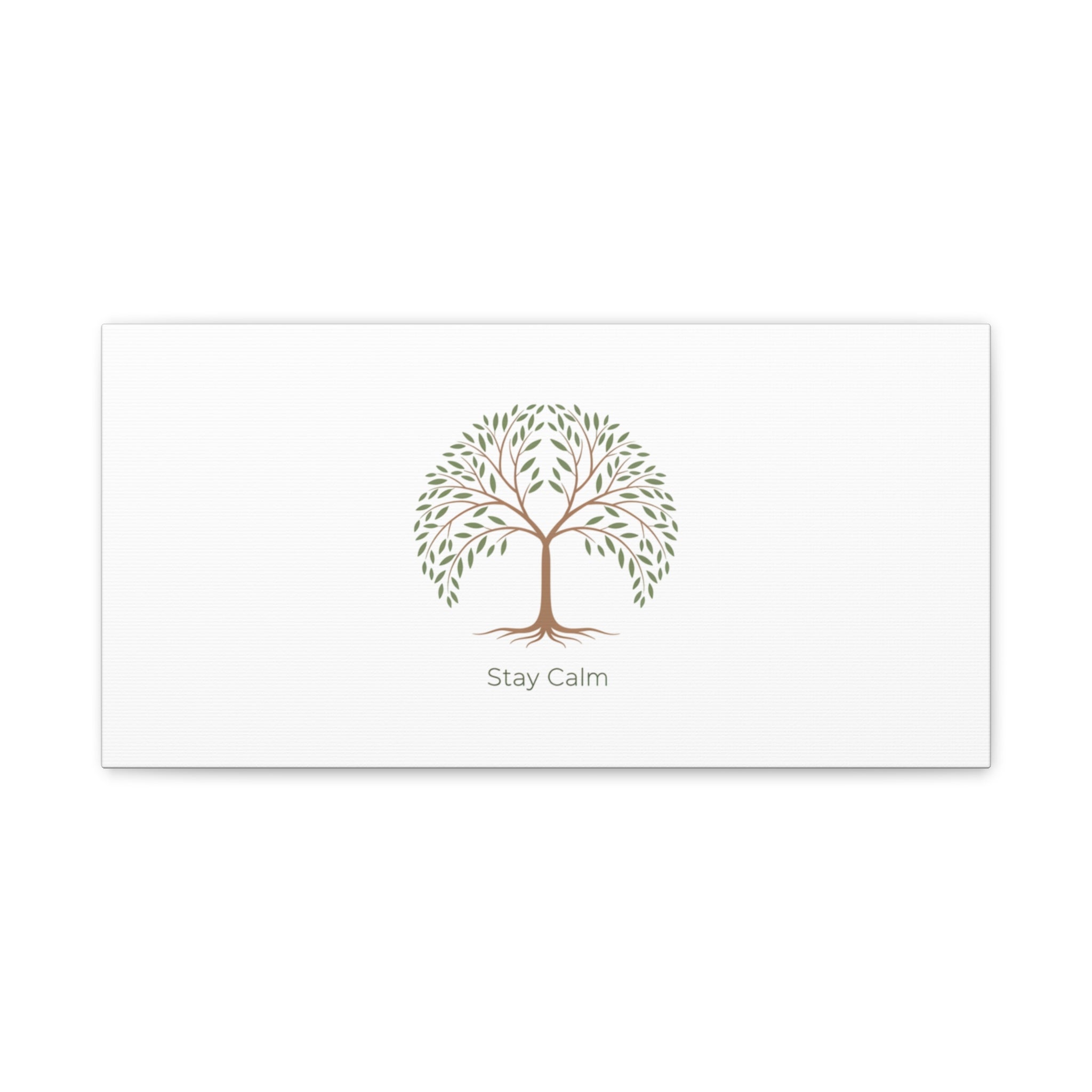 Stay Calm Canvas | Winter Fitness Grind, gym motivation decor