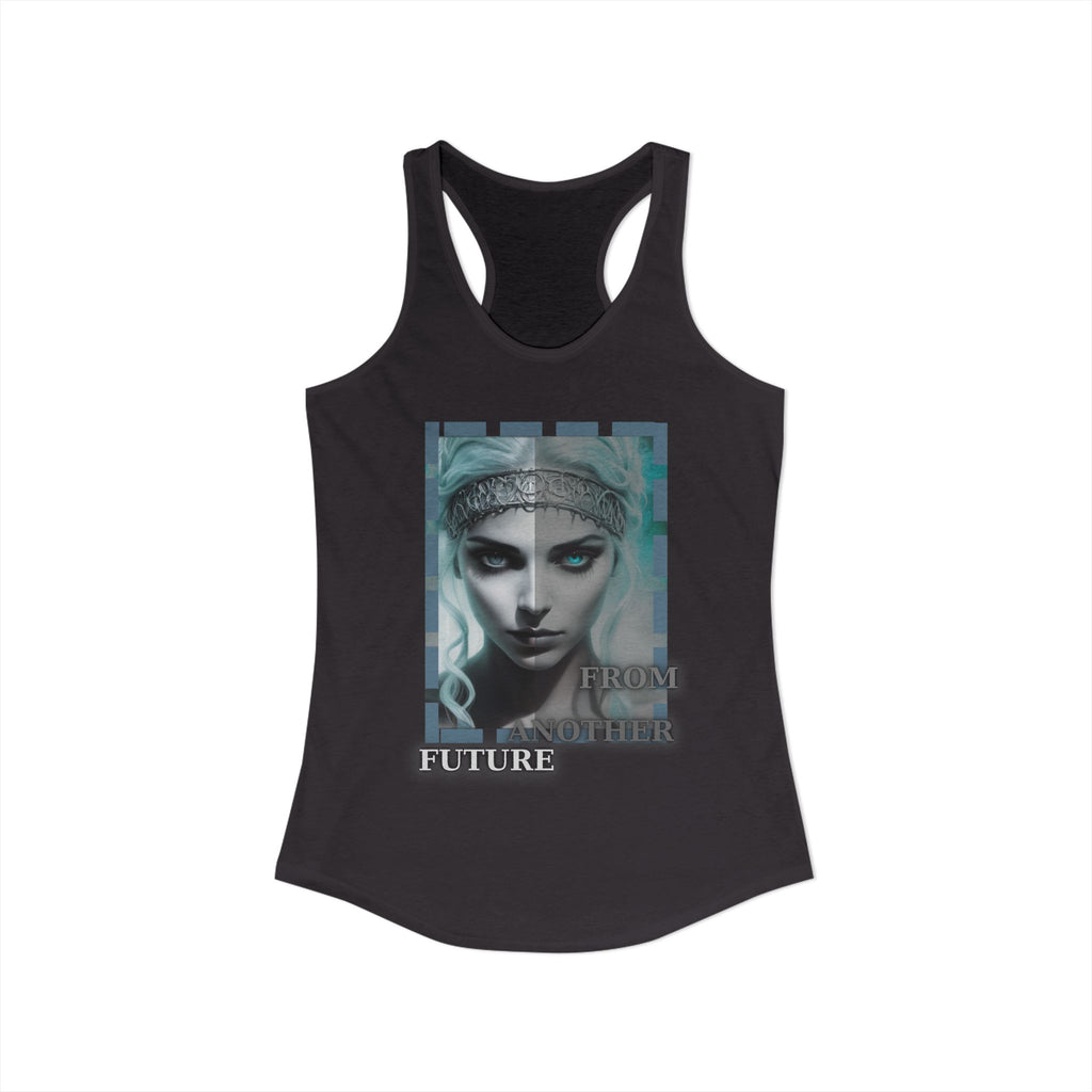 Future Vibes Racerback Tank — Sci‑Fi Ethereal Design