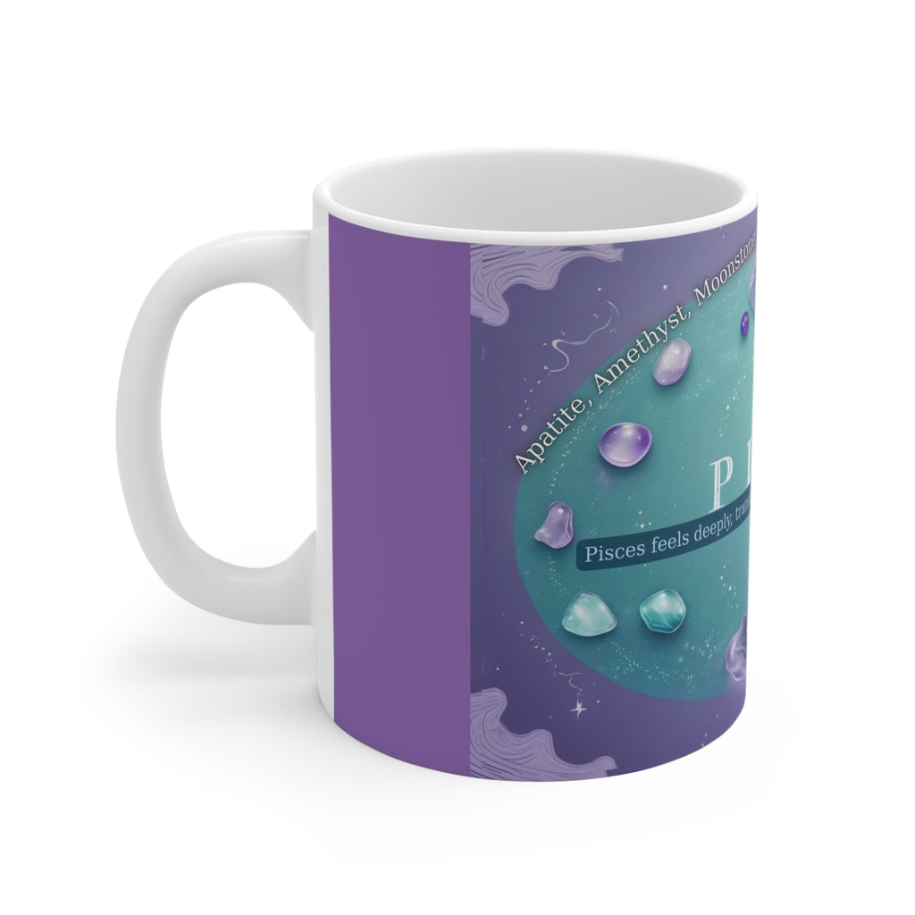 Pisces Zodiac Mug — Astrological Coffee Cup