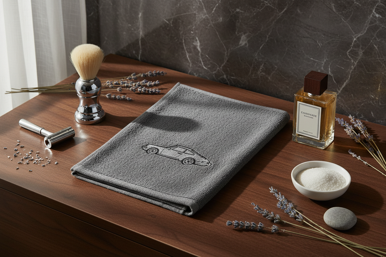 Rhythm of the Car Face Towel