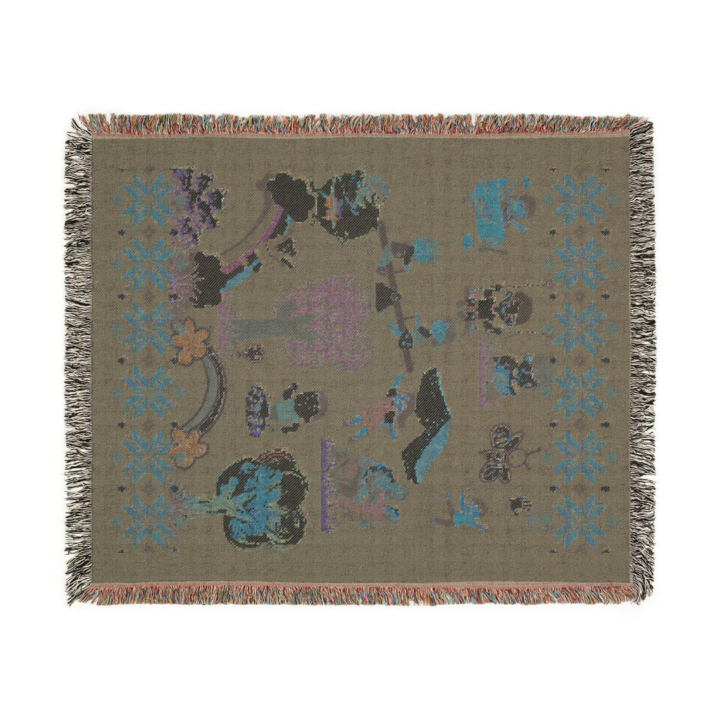 Winter Folklore | Nostalgic Storyteller Woven Blanket