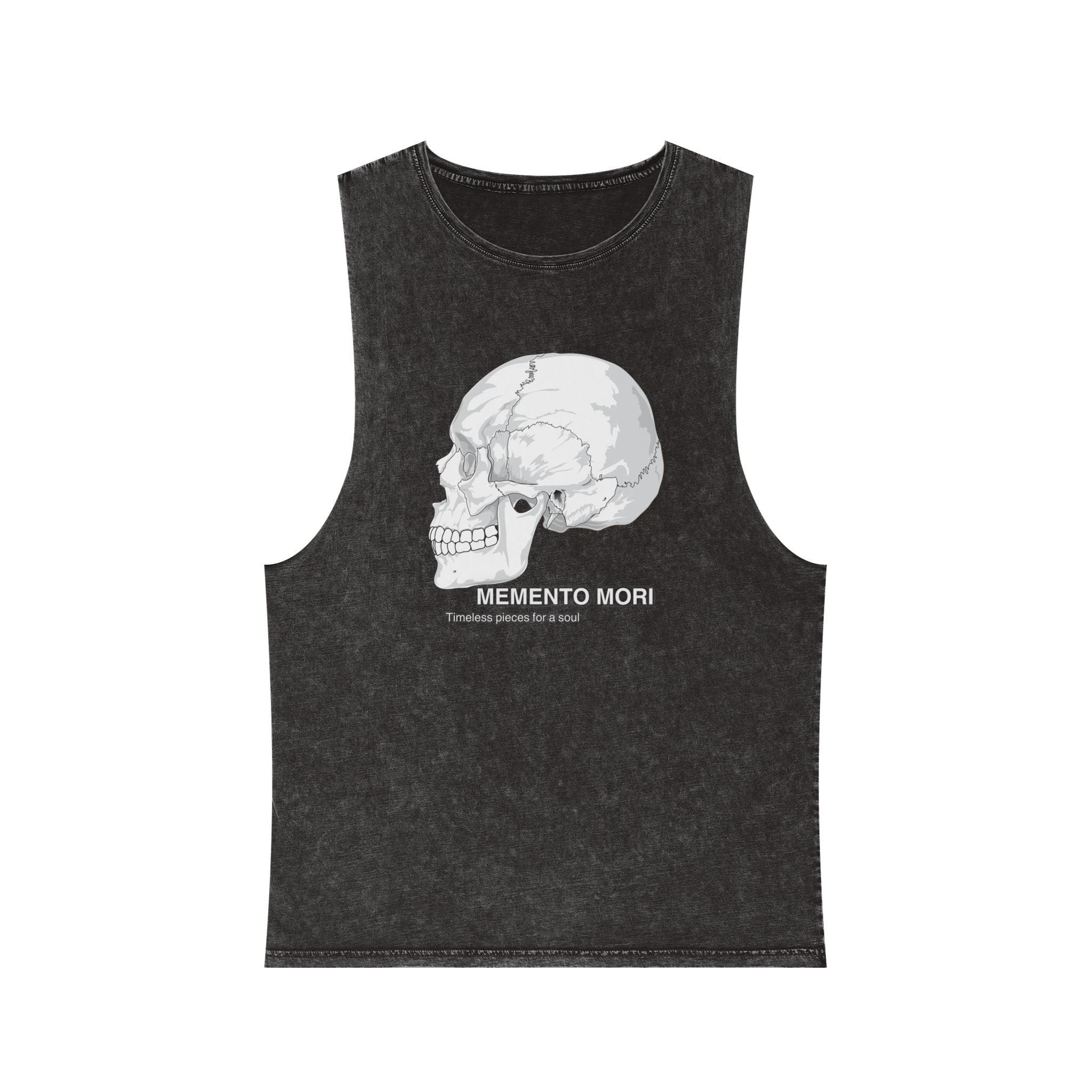 Skull Graphic Stonewash Tank