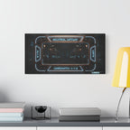 Futuristic Sci‑Fi Control Panel - Industrial Gateway Wall Art