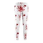 Blood Splatter Leggings — Halloween Red Splatter Women’s Leggings