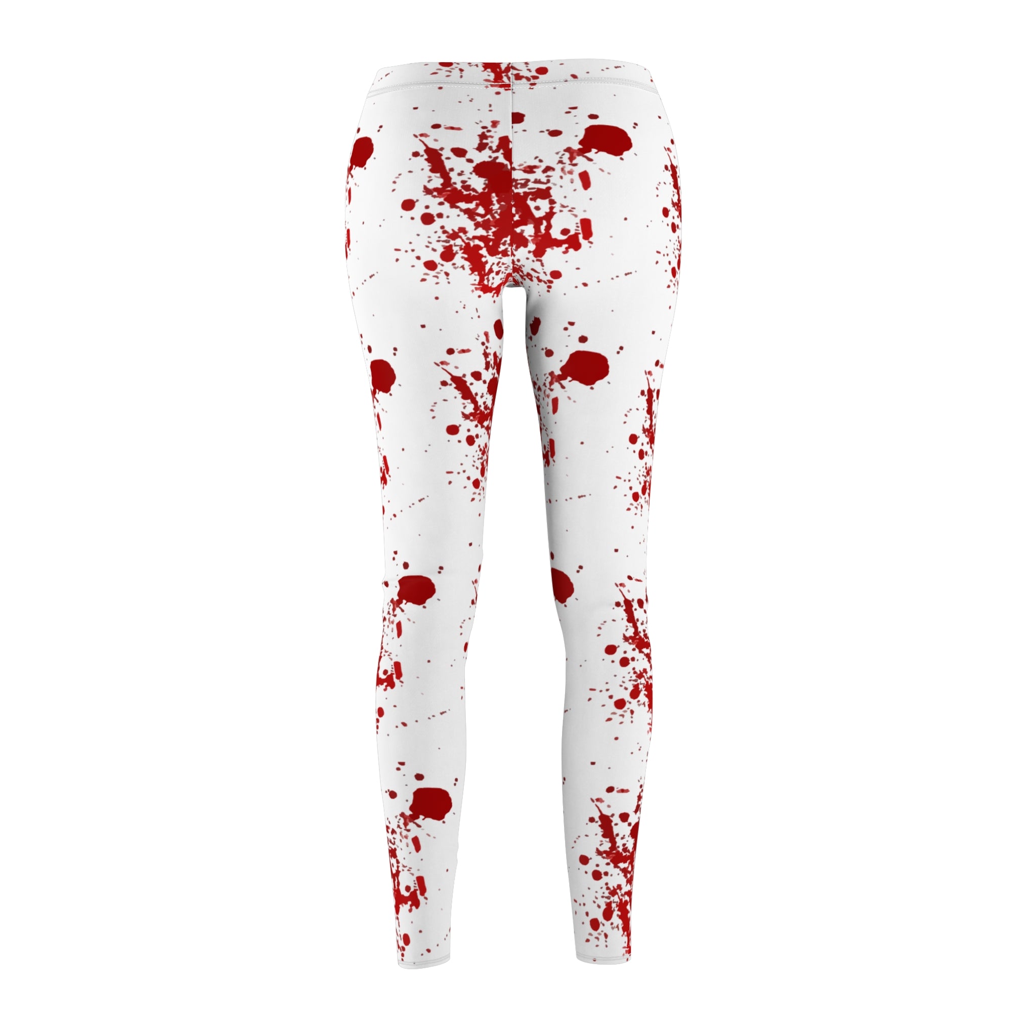 Blood Splatter Leggings — Halloween Red Splatter Women’s Leggings