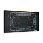 Futuristic Sci‑Fi Control Panel - Industrial Gateway Wall Art
