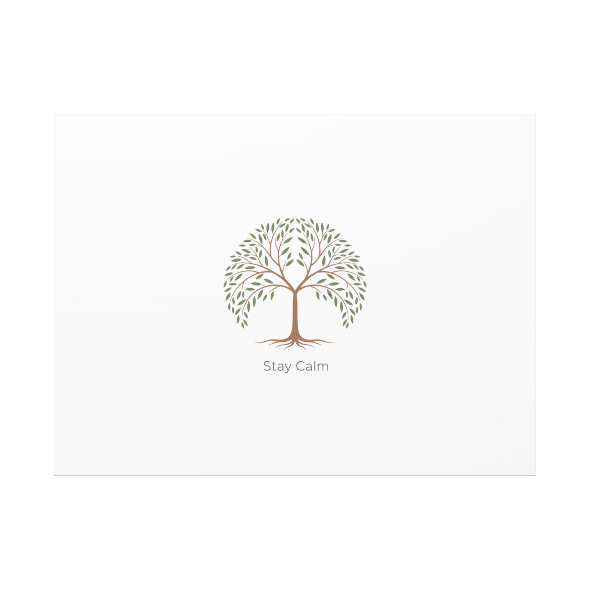 Stay Calm Canvas | Winter Fitness Grind, gym motivation decor