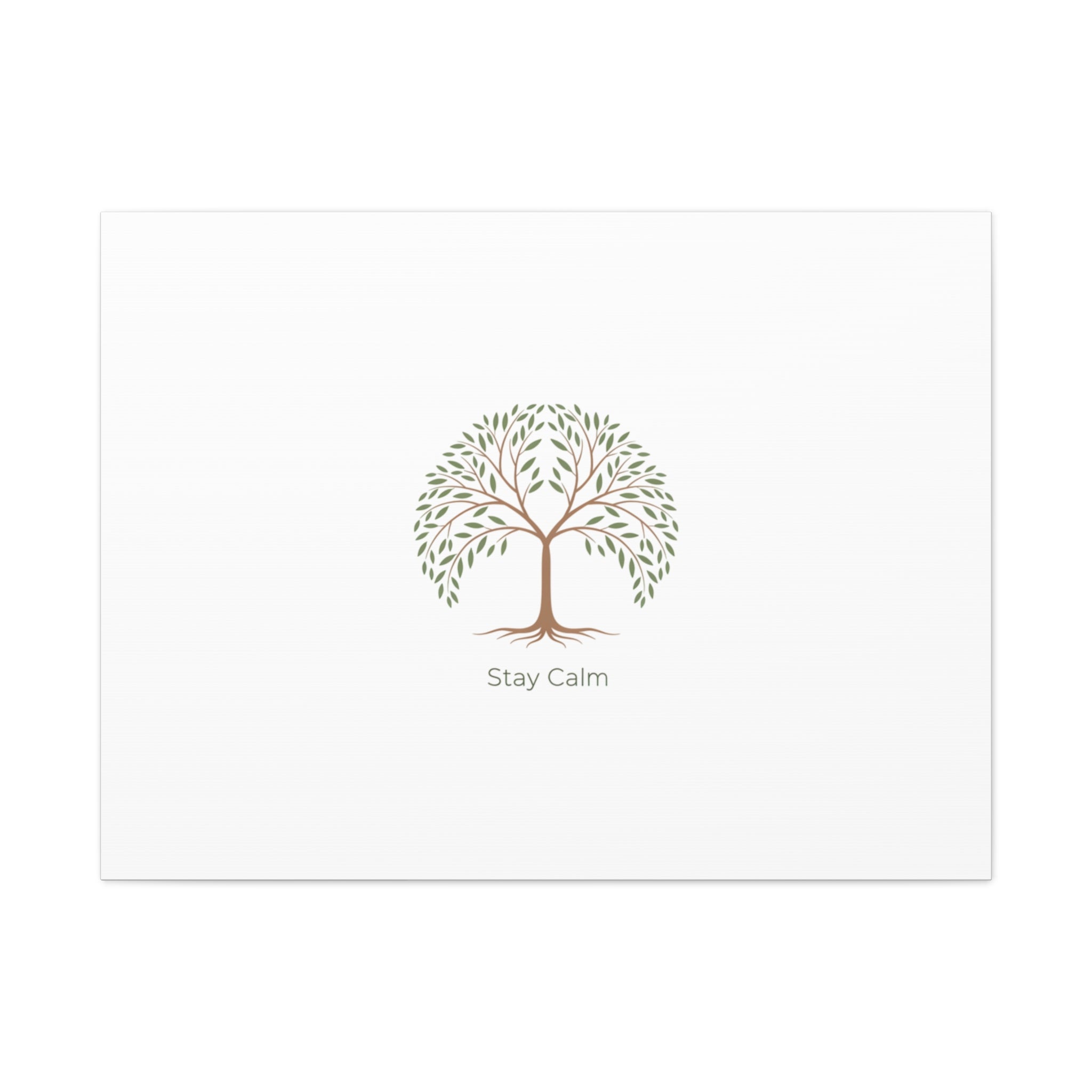 Stay Calm Canvas | Winter Fitness Grind, gym motivation decor