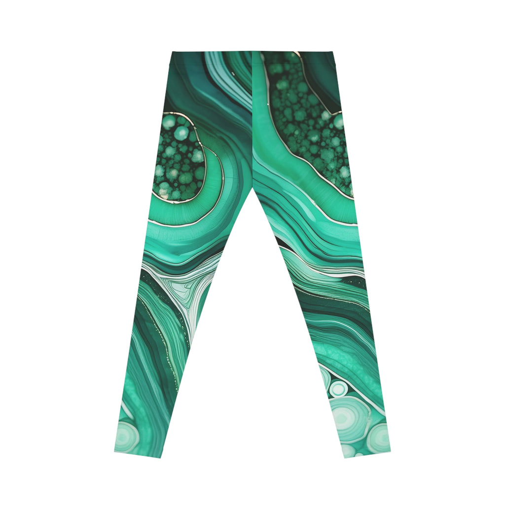 Marble Gemstone Pattern Yoga & Casual Leggings