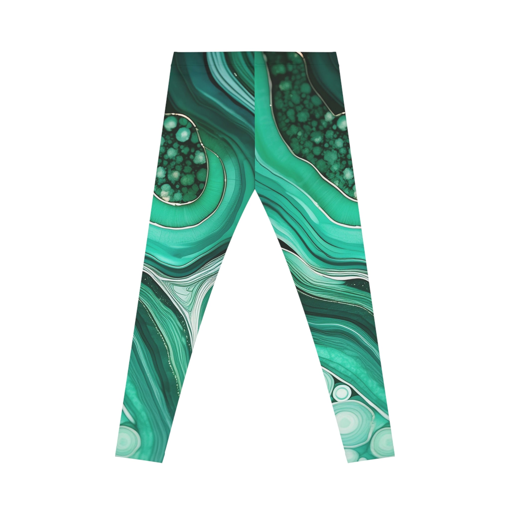 Marble Gemstone Pattern Yoga & Casual Leggings