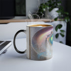 Holographic Initial 'A' Color-Changing Mug