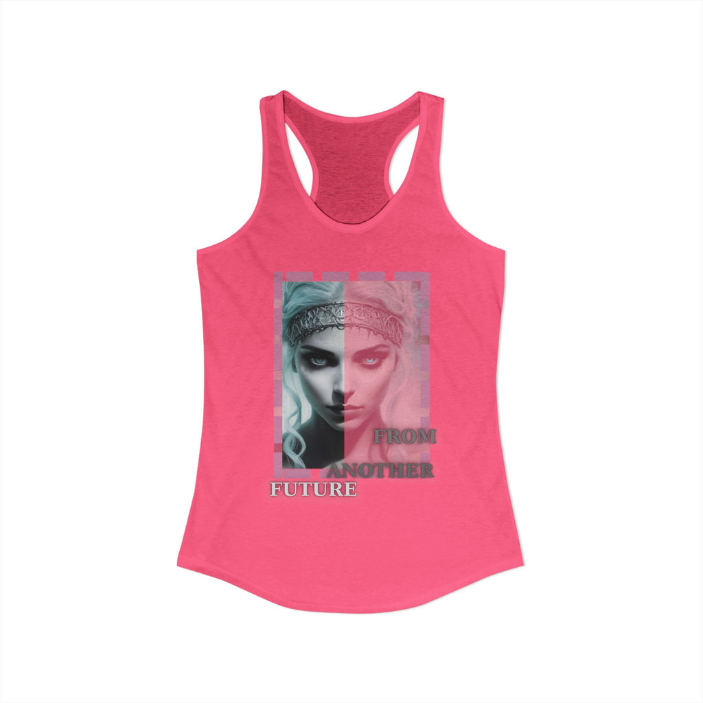 Future Vibes Racerback Tank — Sci‑Fi Ethereal Design