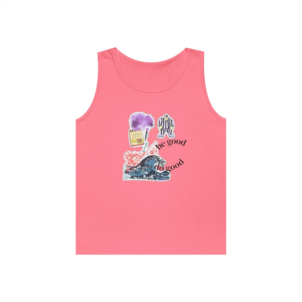 "We’re All the Same" Collage Wave Tank Top