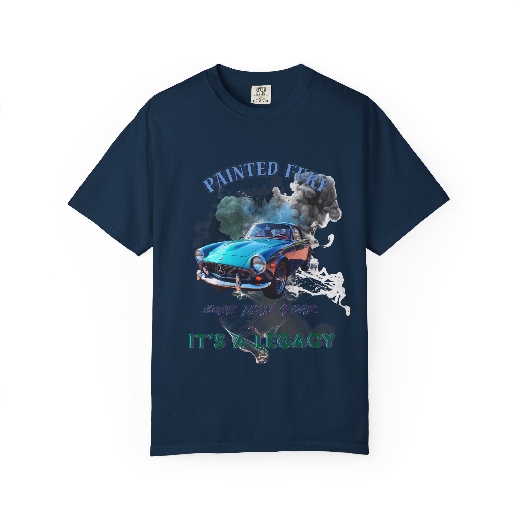 Classic Car T-Shirt — "Painted Funk: It's a Legacy" Vintage Sports Car Graphic Tee