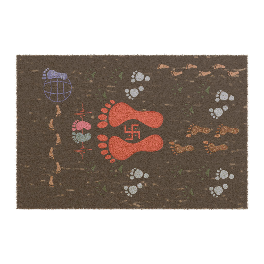 Foot Doormat — Footprint Welcome Mat