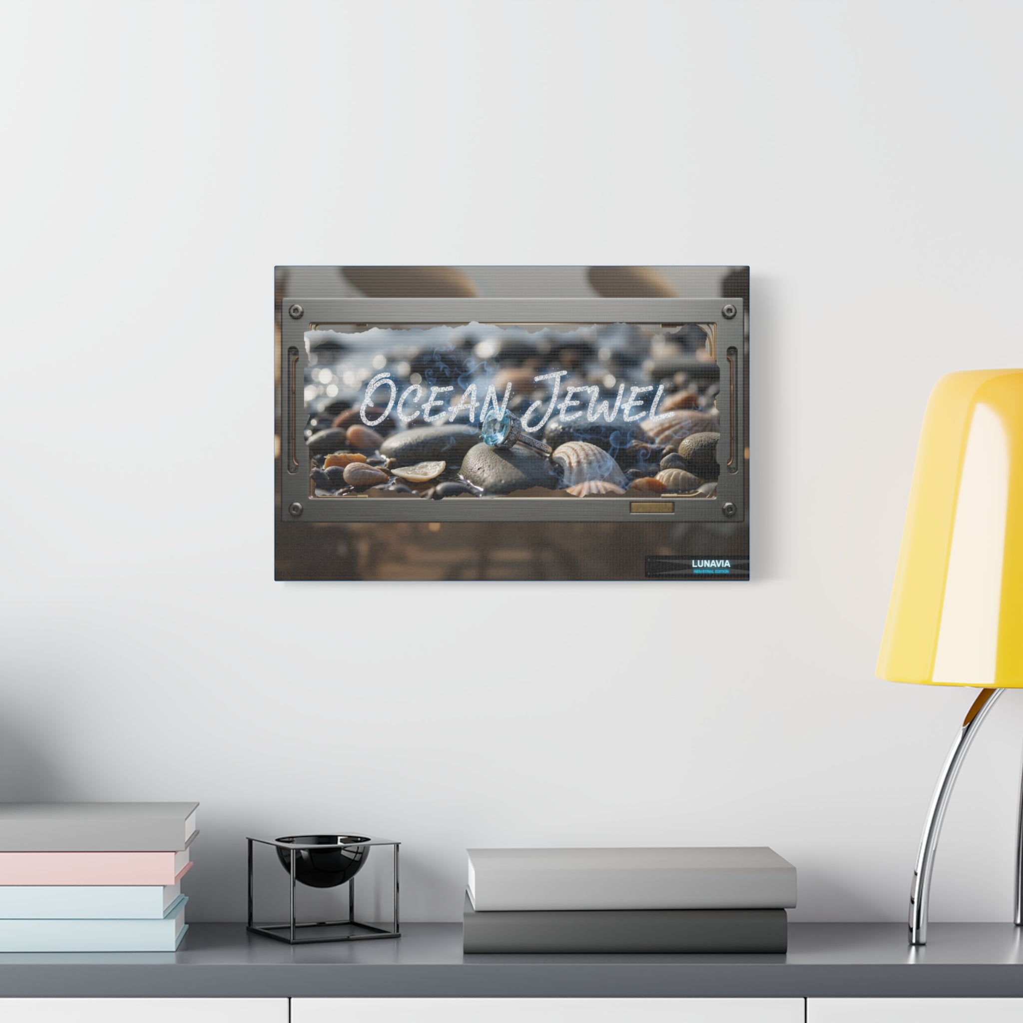 'Ocean Jewel' Seaside Pebble Wall Art