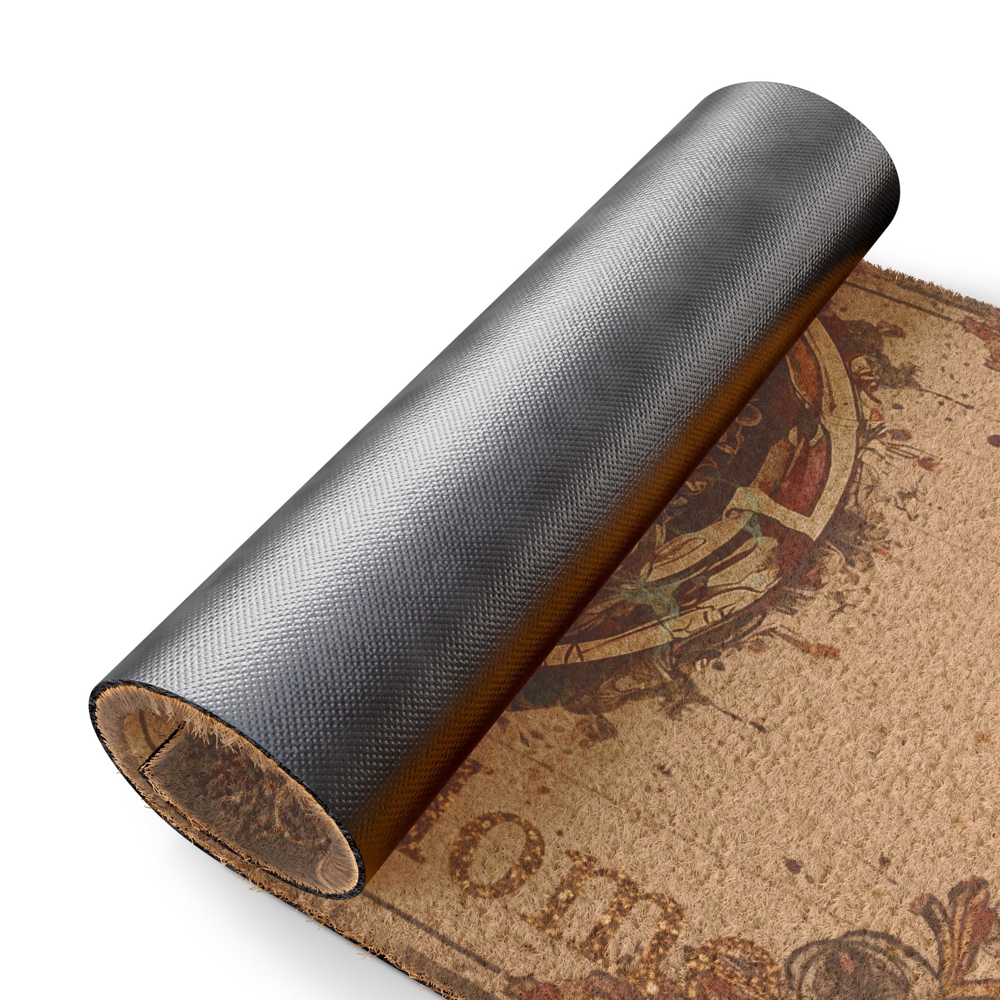 Elegant "Welcome Home" Coir Mat | Durable Front Door Rug