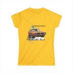 Classic Muscle Car Tee — 'Unleash to Roar, No Limits Just Classic' Women's T-Shirt