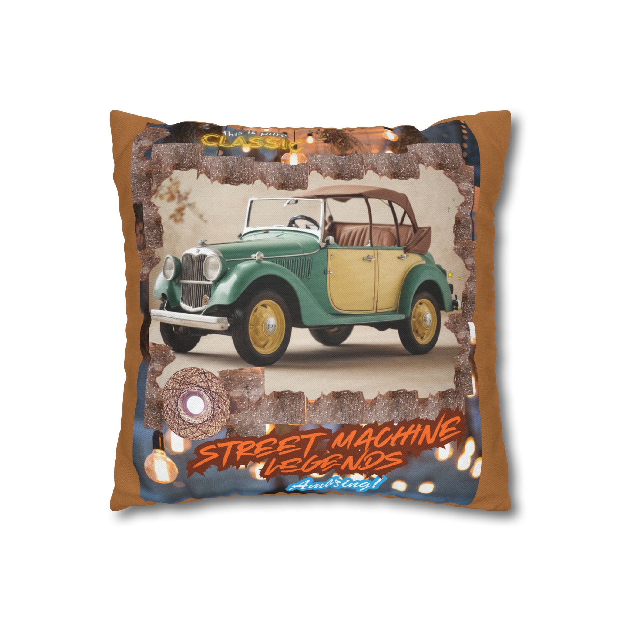Amazing Car Vision Square Pillowcase