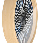Optical Heart Wall Clock —Checkerboard Illusion