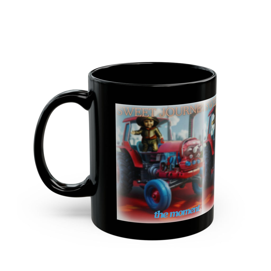 'We’ll Journey the Moment' Tractor Design Mug