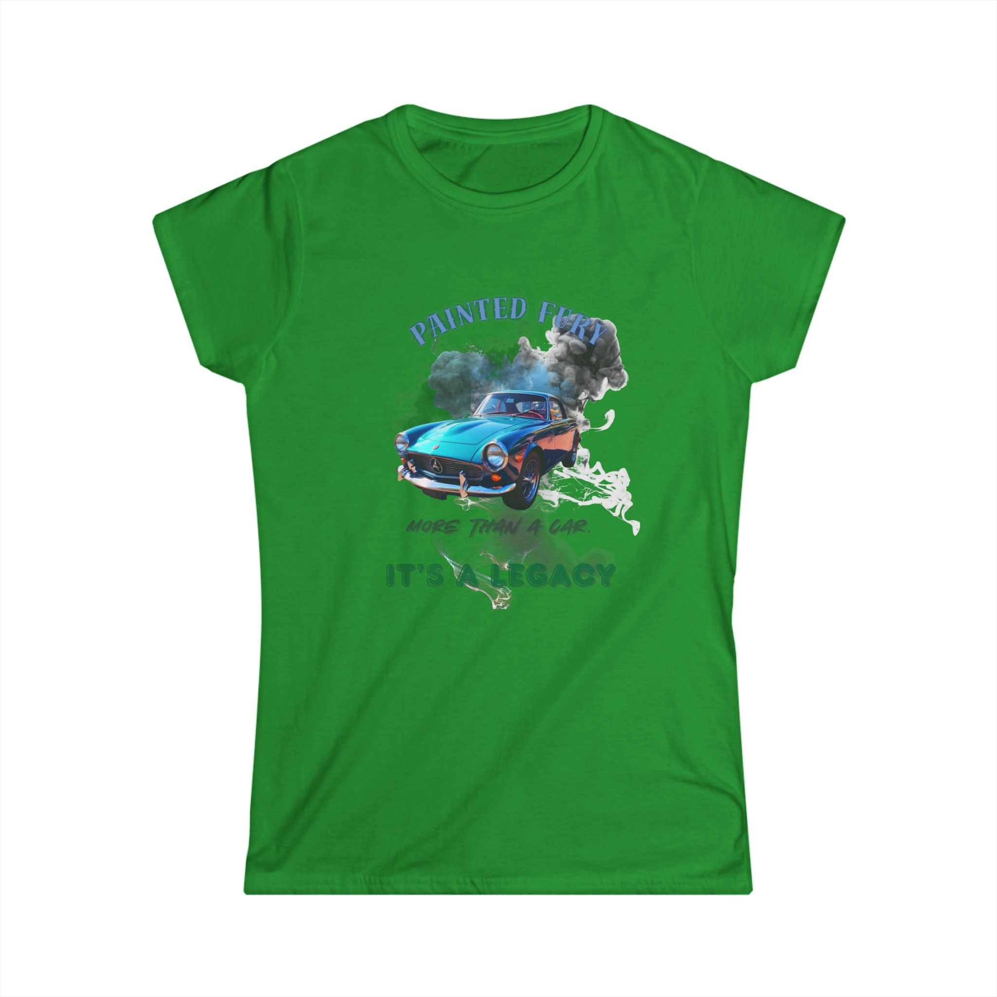 Classic Car Tee — "Painted Fast" Vintage Muscle Car It's a Legacy Women's T-Shirt