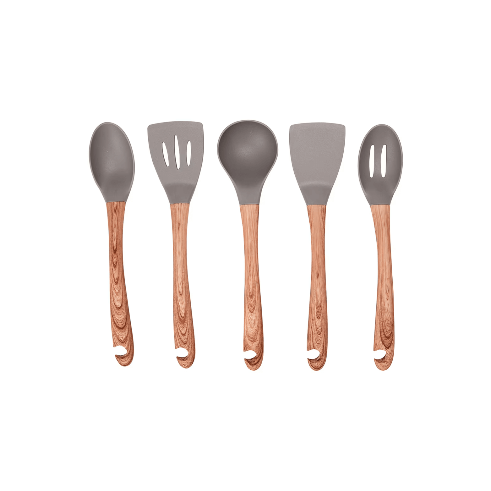 Wood Look Utensils Set – Stylish and Practical for Every Kitchen - Hidden-Gems