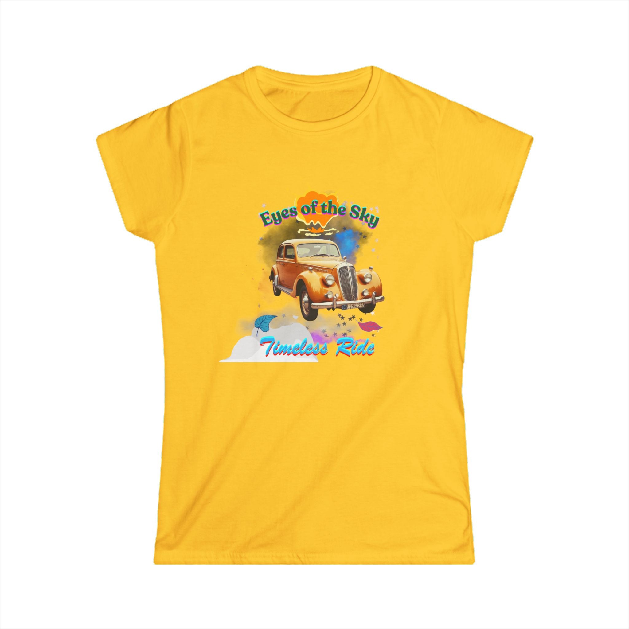 Vintage Convertible Tee — "Eyes of the Sky" Summer Roadtrip Graphic