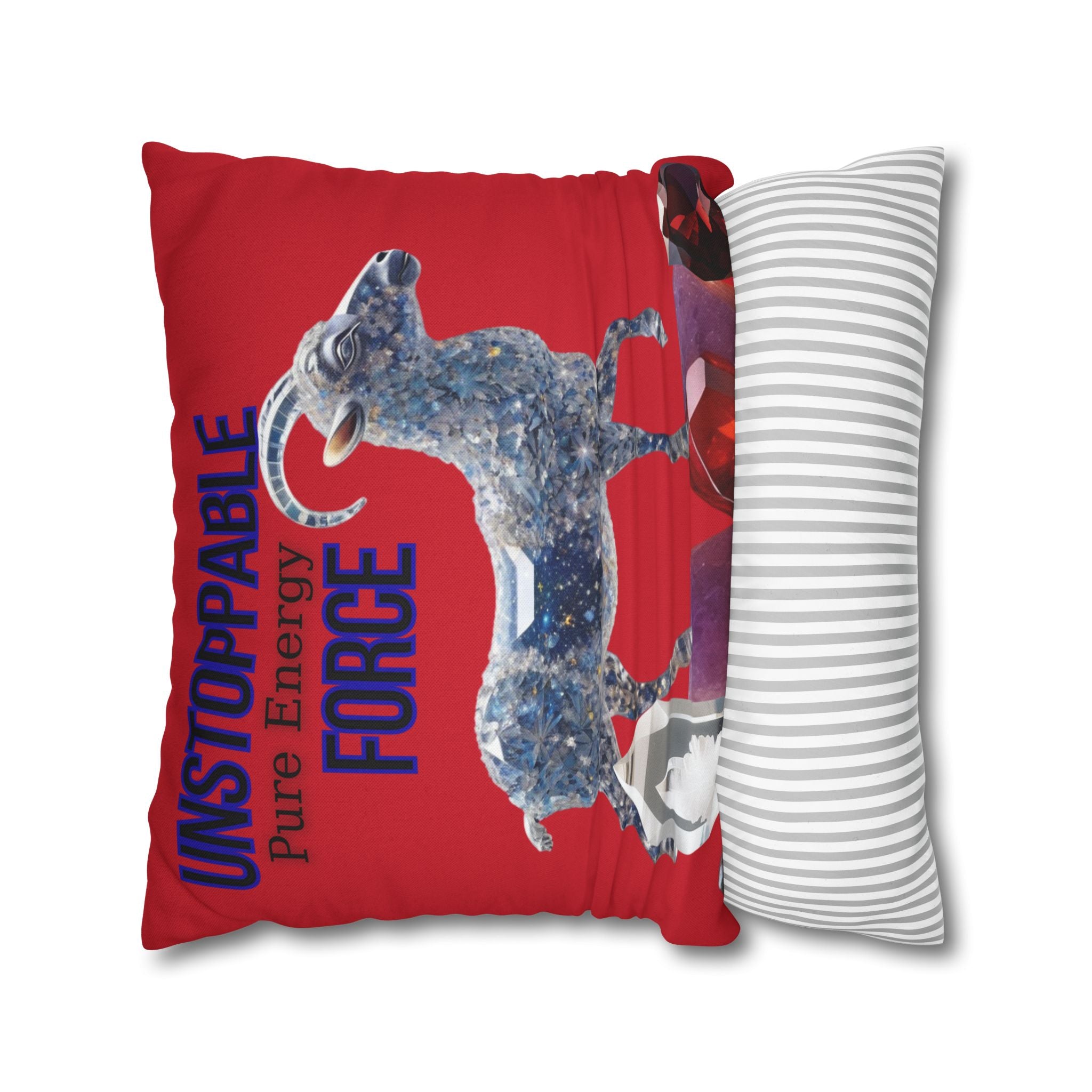 Unstoppable Force Ram Throw Pillow