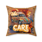 Faux Suede Square Pillow