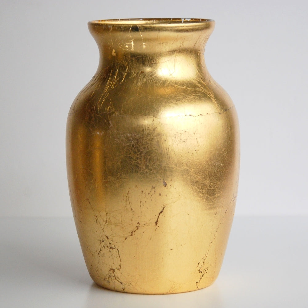 Greek Style Gold Flower Vase - Hidden-Gems