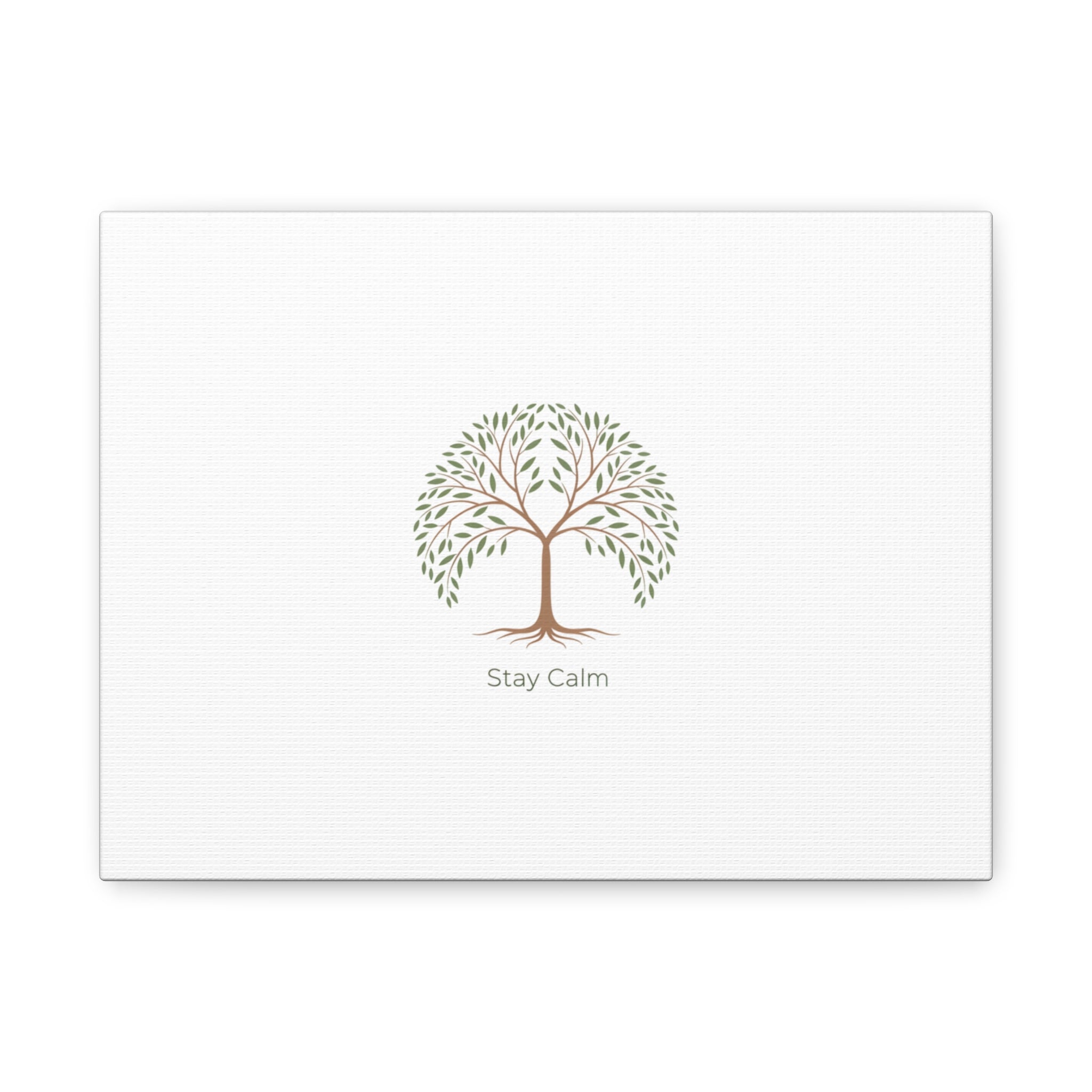 Stay Calm Canvas | Winter Fitness Grind, gym motivation decor