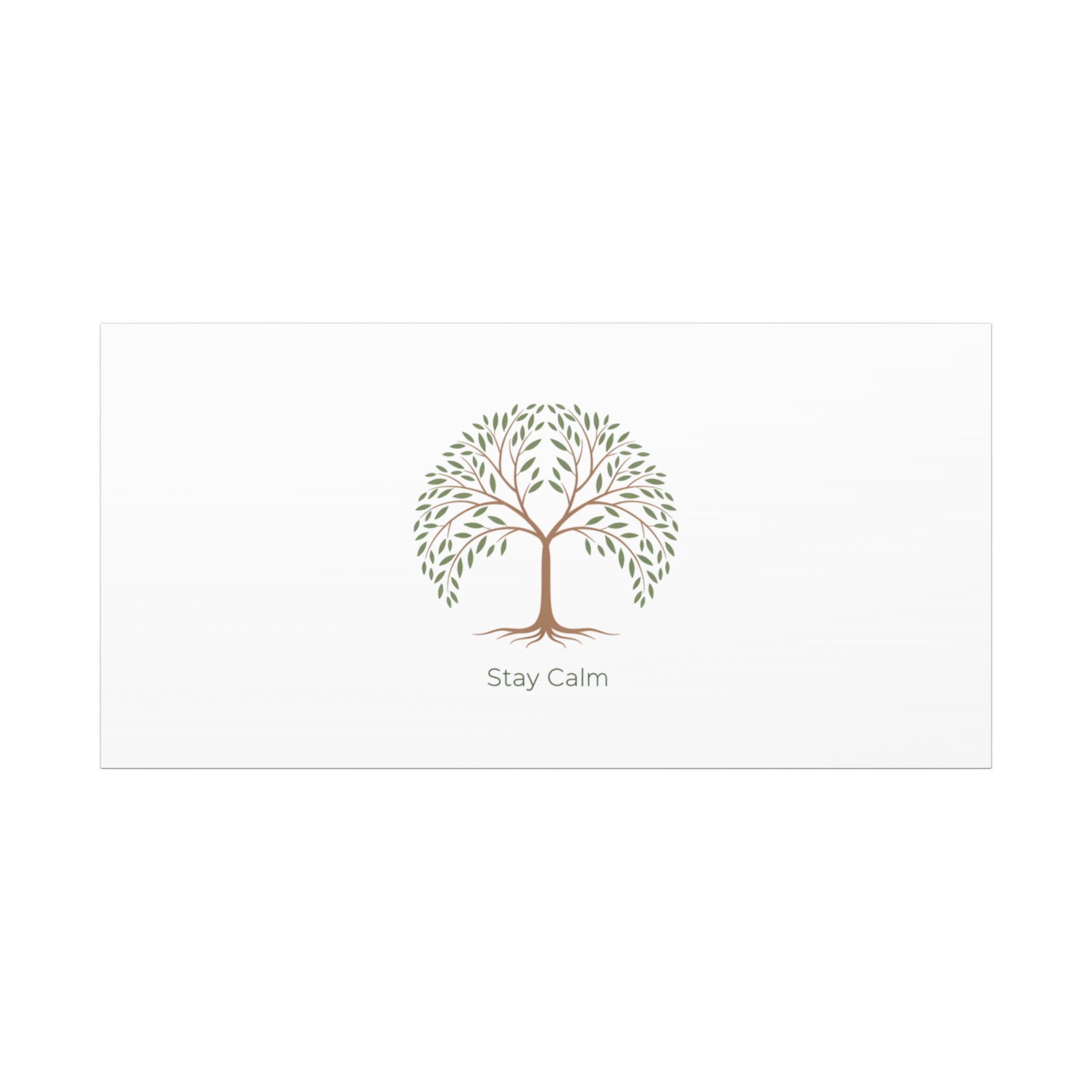 Stay Calm Canvas | Winter Fitness Grind, gym motivation decor