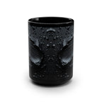 Black Ceramic Mug — Dark Paint
