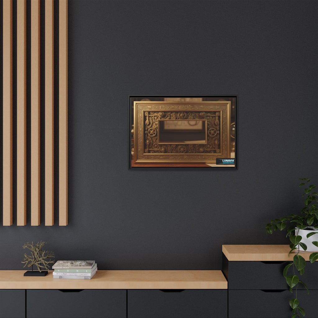 Baroque Steampunk Framed Canvas