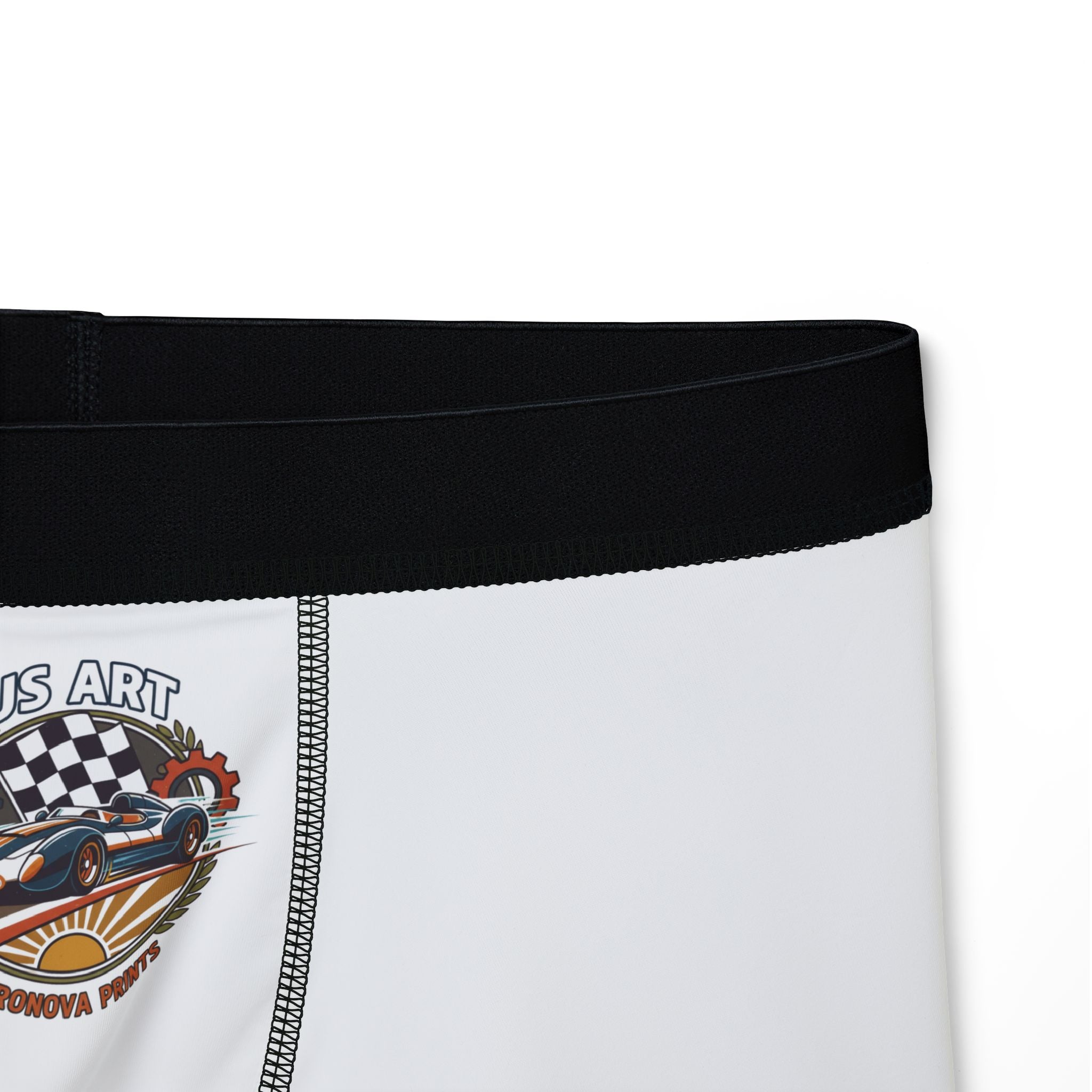 Racing Skull & Flags Boxer Briefs