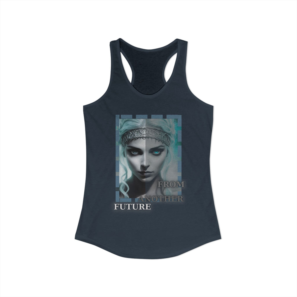 Future Vibes Racerback Tank — Sci‑Fi Ethereal Design