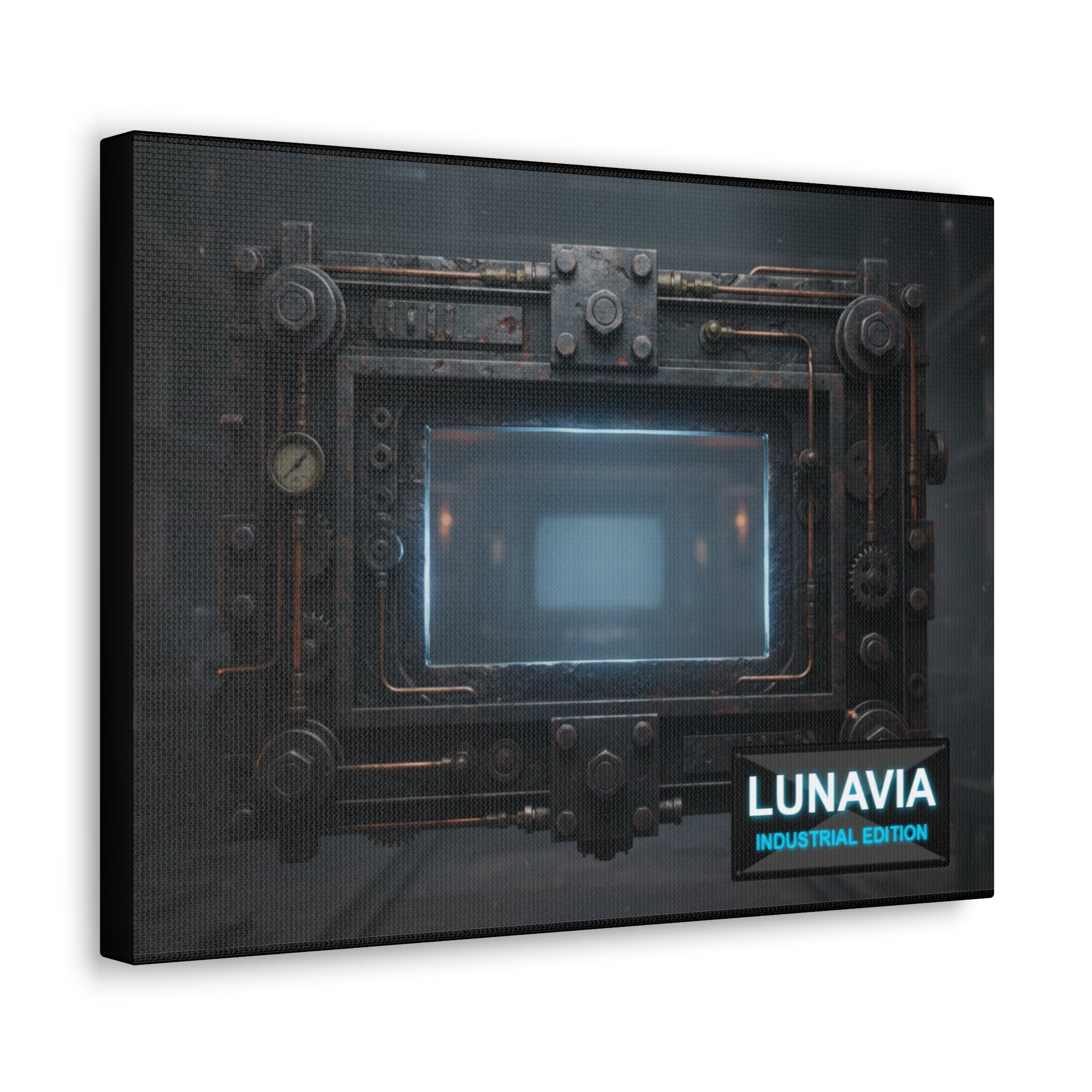 Industrial Vault Portal Canvas Art — Lunavia Classic