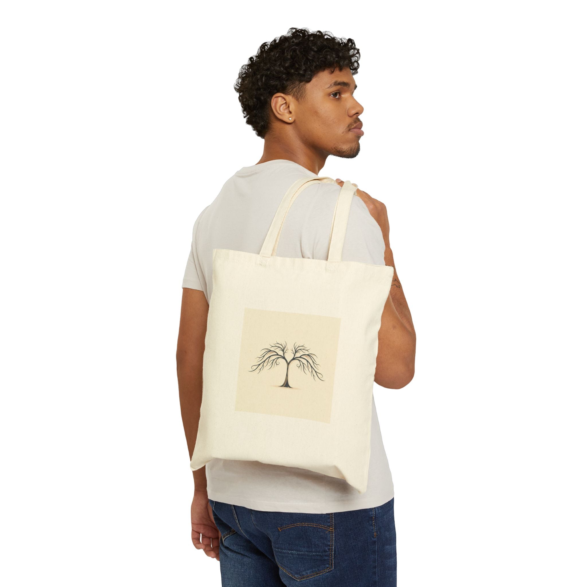 Tree of Life tote | nature symbols, minimalist forest motif