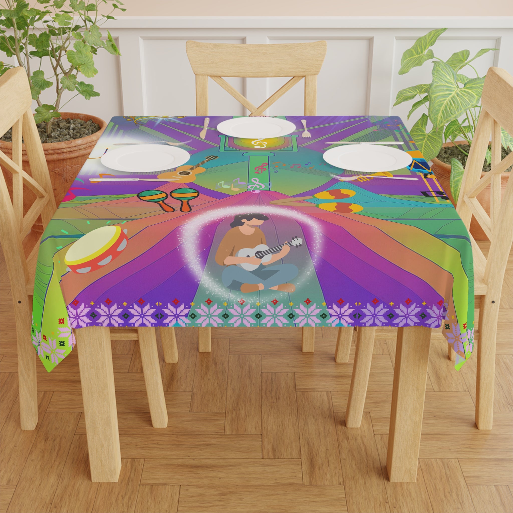 Music Festival Tablecloth