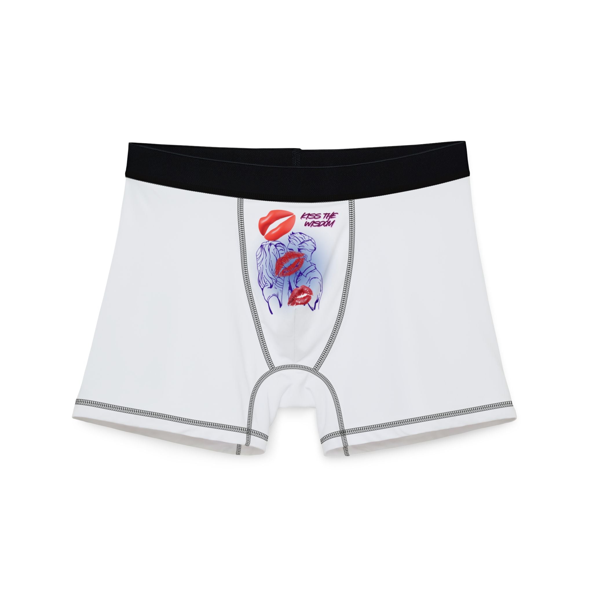 Embrace wisdom Boxers — Floral Kiss-Print Men's Boxer Shorts