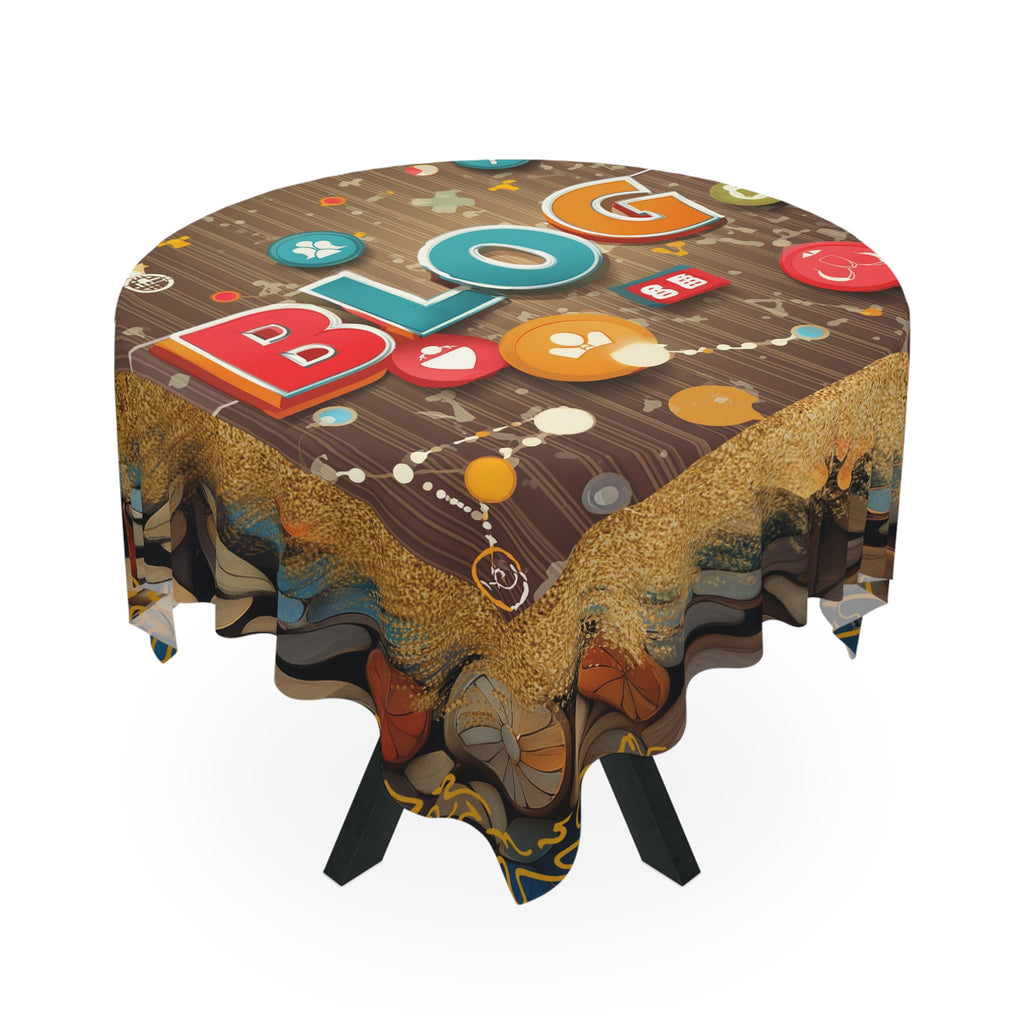 Blog Icons Square Tablecloth