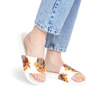 Ganesha Graphic Slide Sandals — Women's Removable‑Strap Hindu Devotional Slides