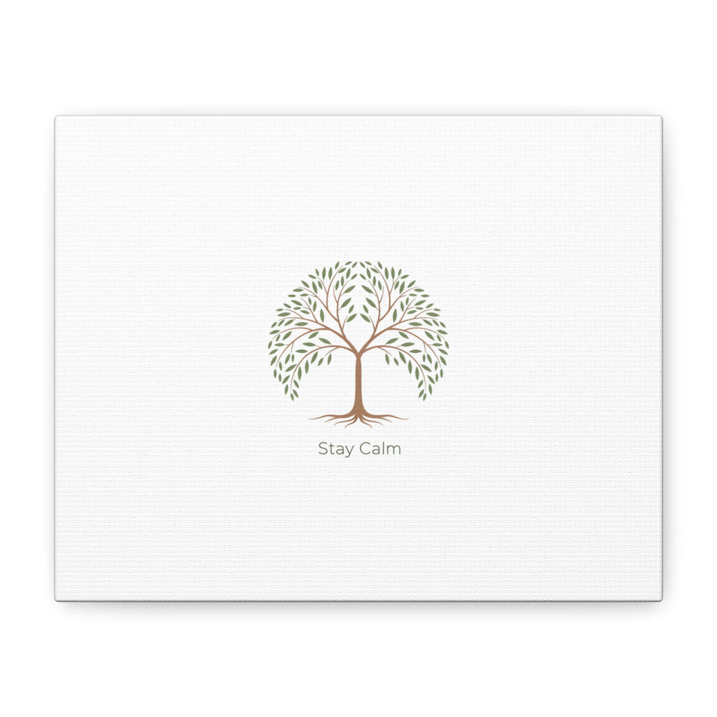 Stay Calm Canvas | Winter Fitness Grind, gym motivation decor